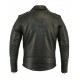 Men’s Classic Black Leather Biker Jacket