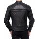 Men’s Black Quilted Leather Biker Jacket