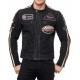 Men’s Classic Black Leather Moto Jacket