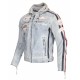 Men’s Blue Leather Street Racer Jacket