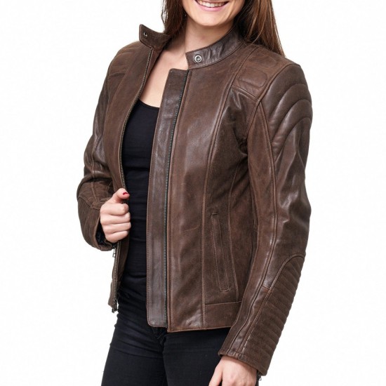 Ladies Motorbike Leather jacket