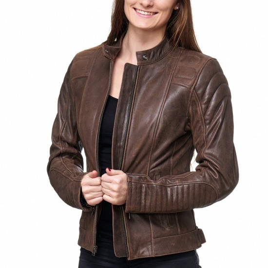 Ladies Motorbike Leather jacket