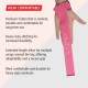 Lifting Wrist Straps Pink with Silicone 24 inch