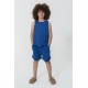 For You Kids Suspended Athlete Shorts Petrol Blue Bottom Top PT