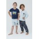 For You Kids 4-Palm Pattern Pajama Set