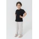 For You Kids 3-Piece Black Long White Pajamas Set
