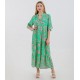 Green Abstract Print Jumpsuits for Women