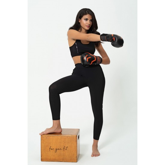 For You Fit 3-Piece Black Activewear Set