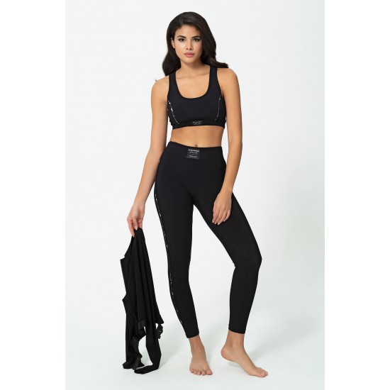 For You Fit 3-Piece Black Activewear Set