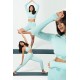 For You Fit 4 Pcs Green Rib Knitted Activewear Set