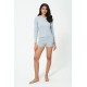 For You Fit 2 Pcs Long Sleeve Blue Activated Set
