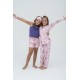 For You Kids 3-Piece Orange Tie Giraffe Pattern Long Pajamas Set