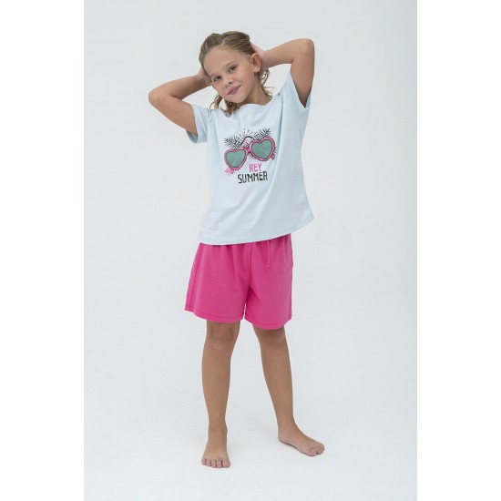 For You Kids Set of 4 Hey Summer Pattern Pajamas