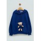 For You Kids Teddy Bear Sax Sweatshirt for Girls