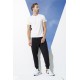 For You Man 2 Side Stripe T-shirt White Jogger Set
