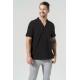 For You Man Organic Star Collar Black Shirt