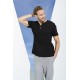 For You Man Organic 3 Button Short Sleeve Black Shirt
