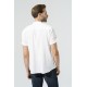 For You Man Organic Classic Collar Full Pat Short Sleeve White Shirt