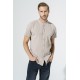 For You Man Organic Classic Collar Full Pat Short Sleeve Stone Shirt