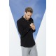 For You Man Organic Pocket Collar Long Sleeve Black Shirt