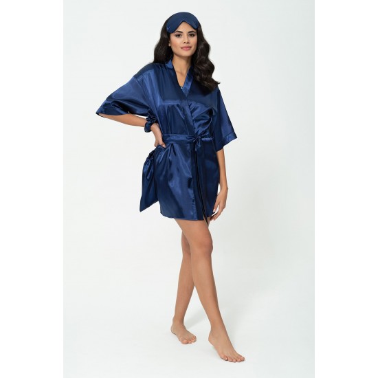 For You Sleepwear 6 Piece Floral Dressing Gown Satin Pajama Set