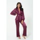 For You In&Out 2 Pieces Purple Pajamas Set, Both Inside and Out